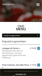 Mobile Screenshot of pizzeria-antonios.nl